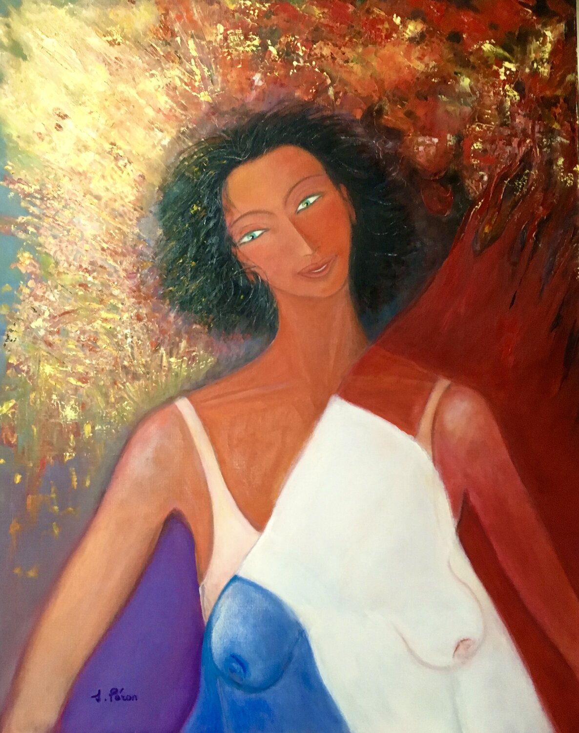 La Liberté Sylvie PERON Original painting for sale