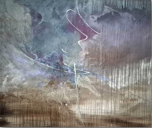 Gezeitenspiel by Nele Kugler, Painting for Sale on Select