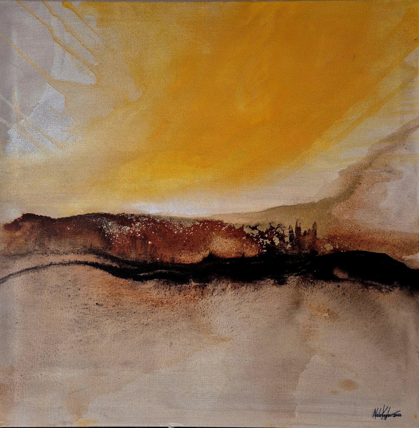 Summer flow Nele Kugler Original painting for sale