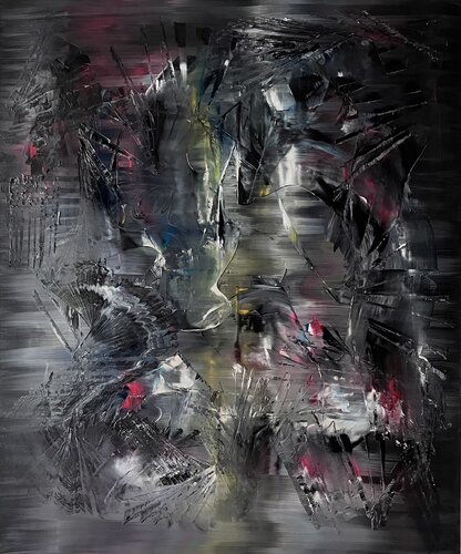 Hidden Faces IV by Marie-Amélie Chéreau, Painting for Sale on Select