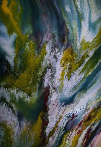 Forest after the rain by Felix Günther, Painting for Sale on Select