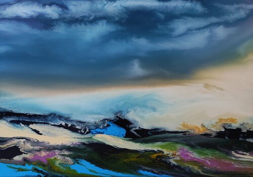 Effects of nature by Felix Günther, Painting for Sale on Select