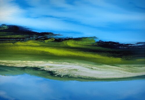 Friendly nature by Felix Günther, Painting for Sale on Select