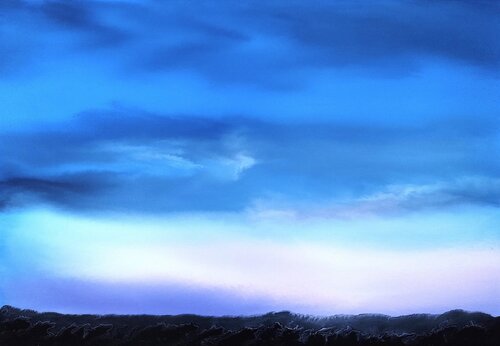 Breathing sky by Felix Günther, Painting for Sale on Select