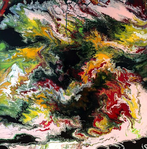 Emotions in Acrylic by Felix Günther, Painting for Sale on Select