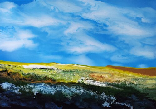 The Spring Day by Felix Günther, Painting for Sale on Select