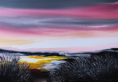 Between Light and Silence by Felix Günther, Painting for Sale on Select