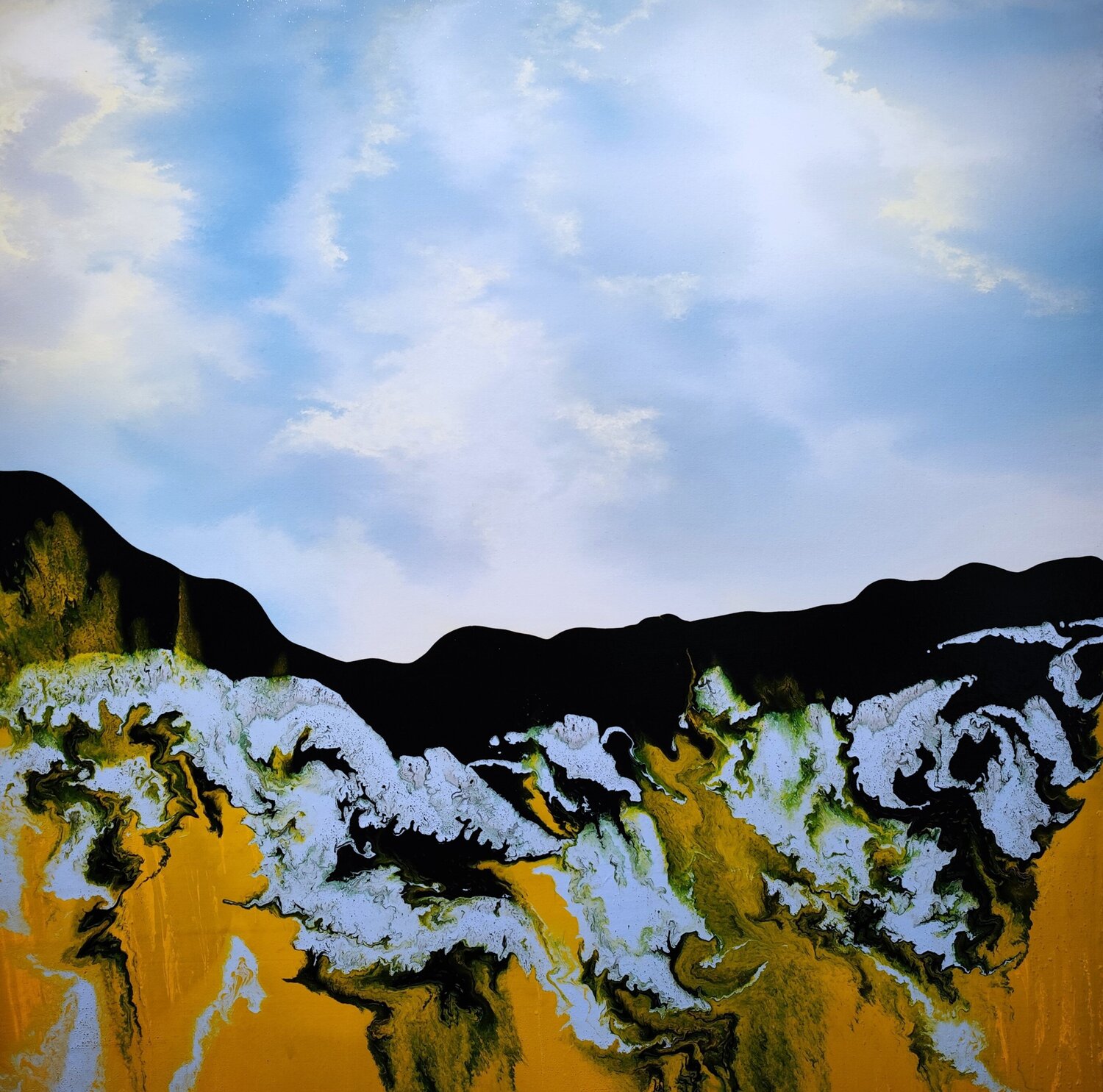 Diversity of nature Felix Günther Original painting for sale