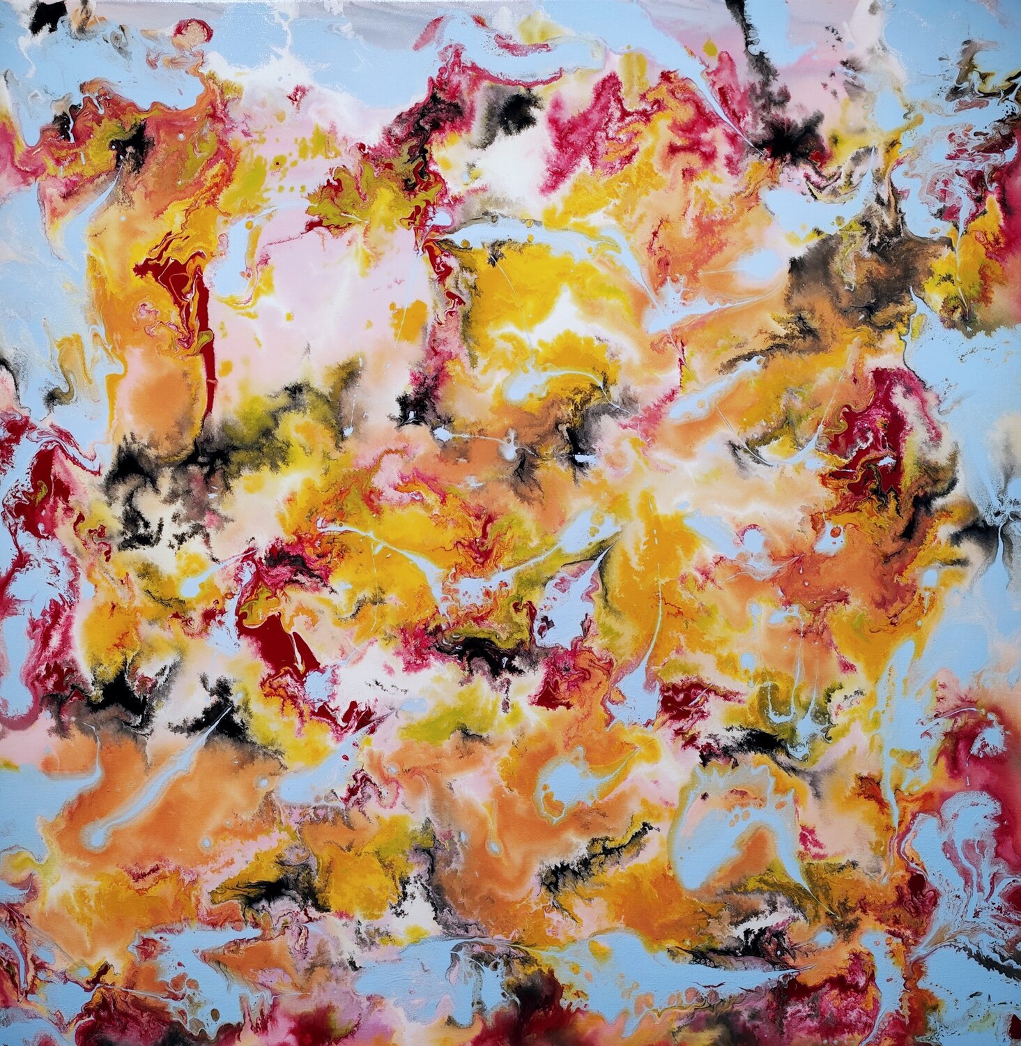 The color of feelings Felix Günther Original painting for sale