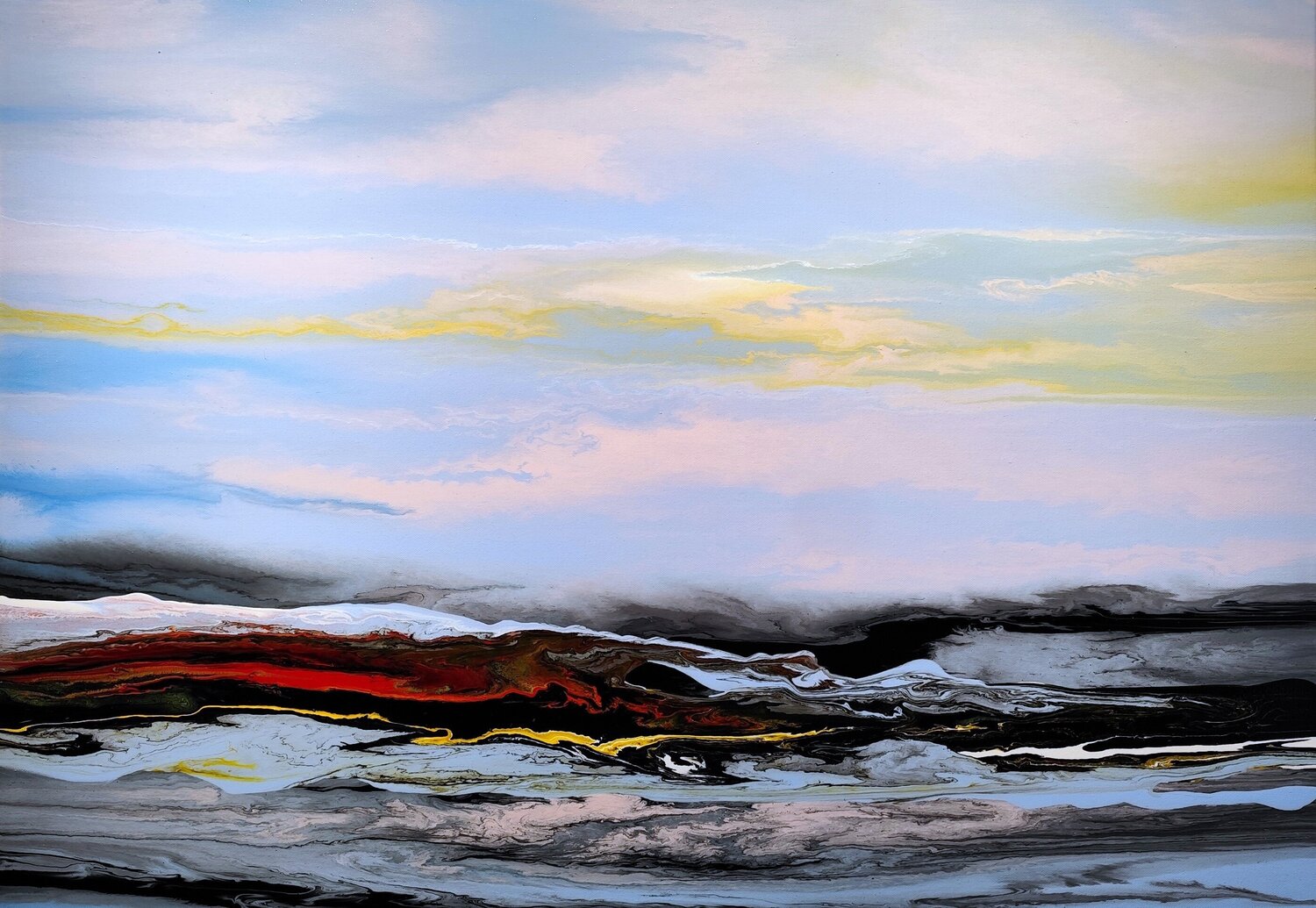 Silent morning light Felix Günther Original painting for sale