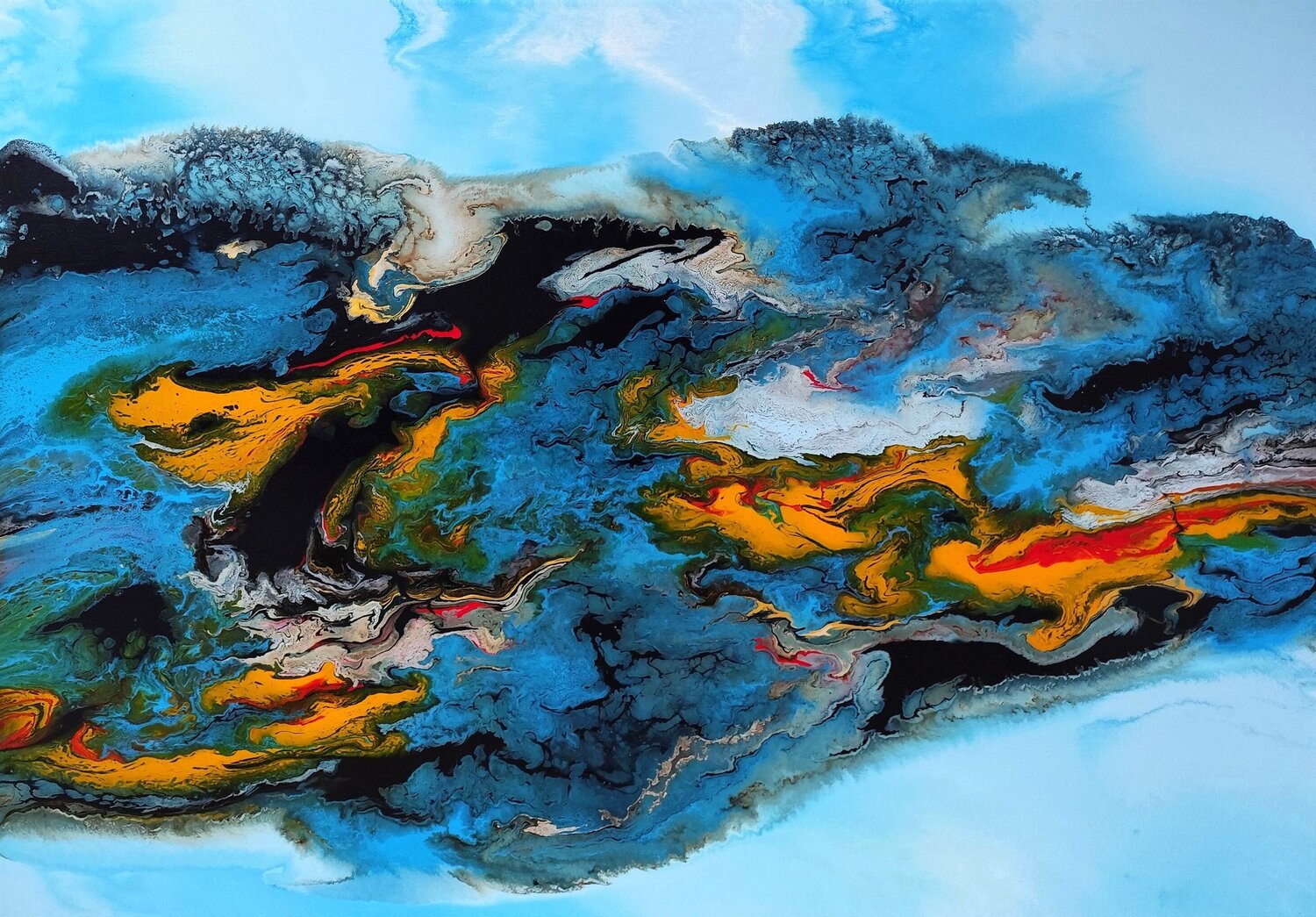 The world is full of wonders Felix Günther Original painting for sale