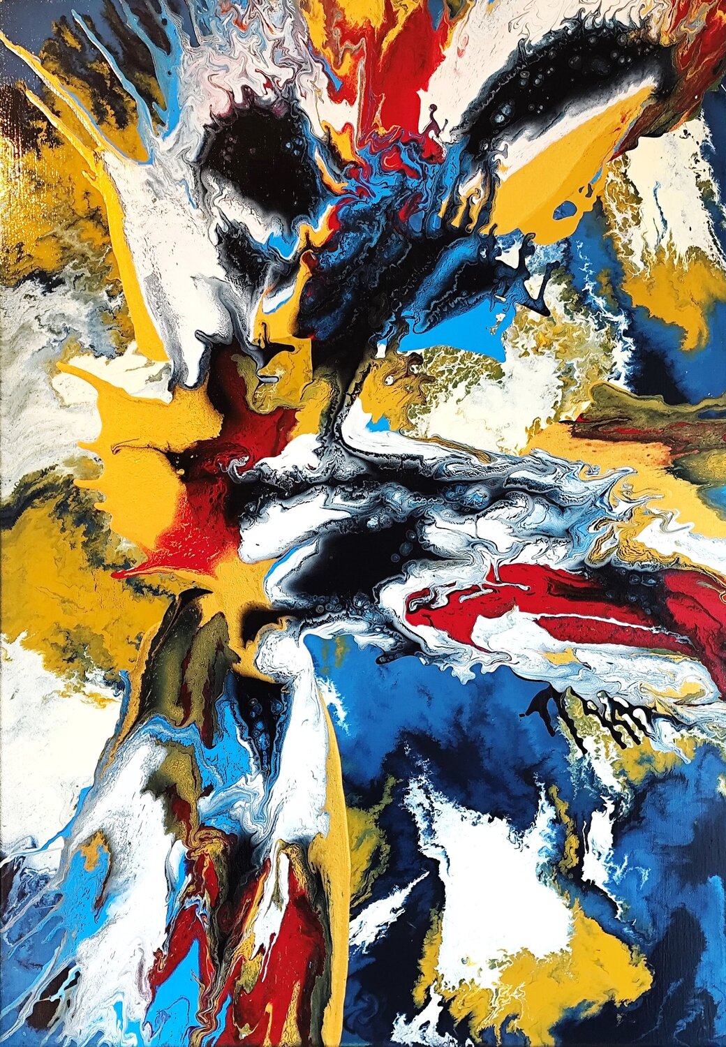 BREAKTHROUGH Felix Günther Original painting for sale