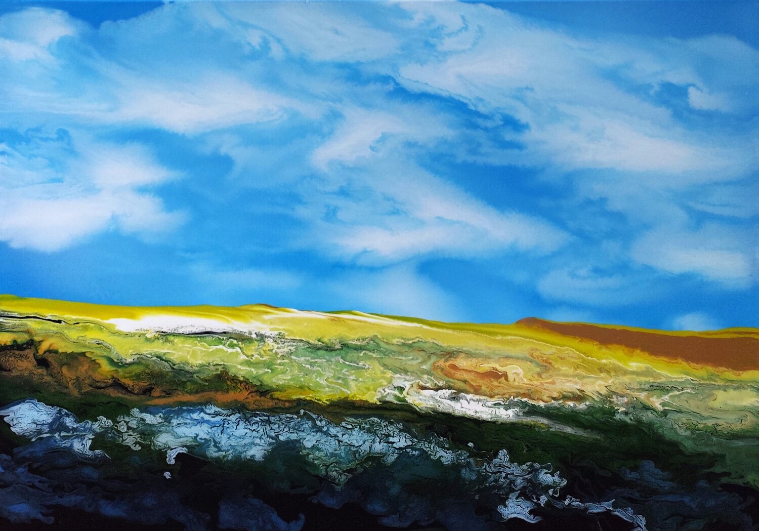 The Spring Day Felix Günther Original painting for sale
