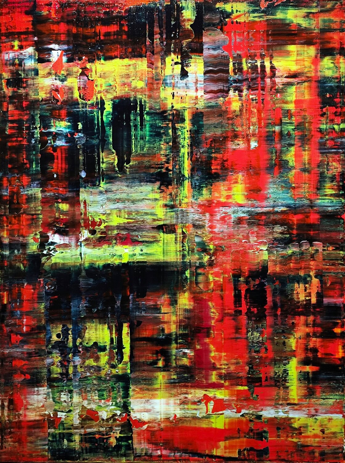 Color form Felix Günther Original painting for sale