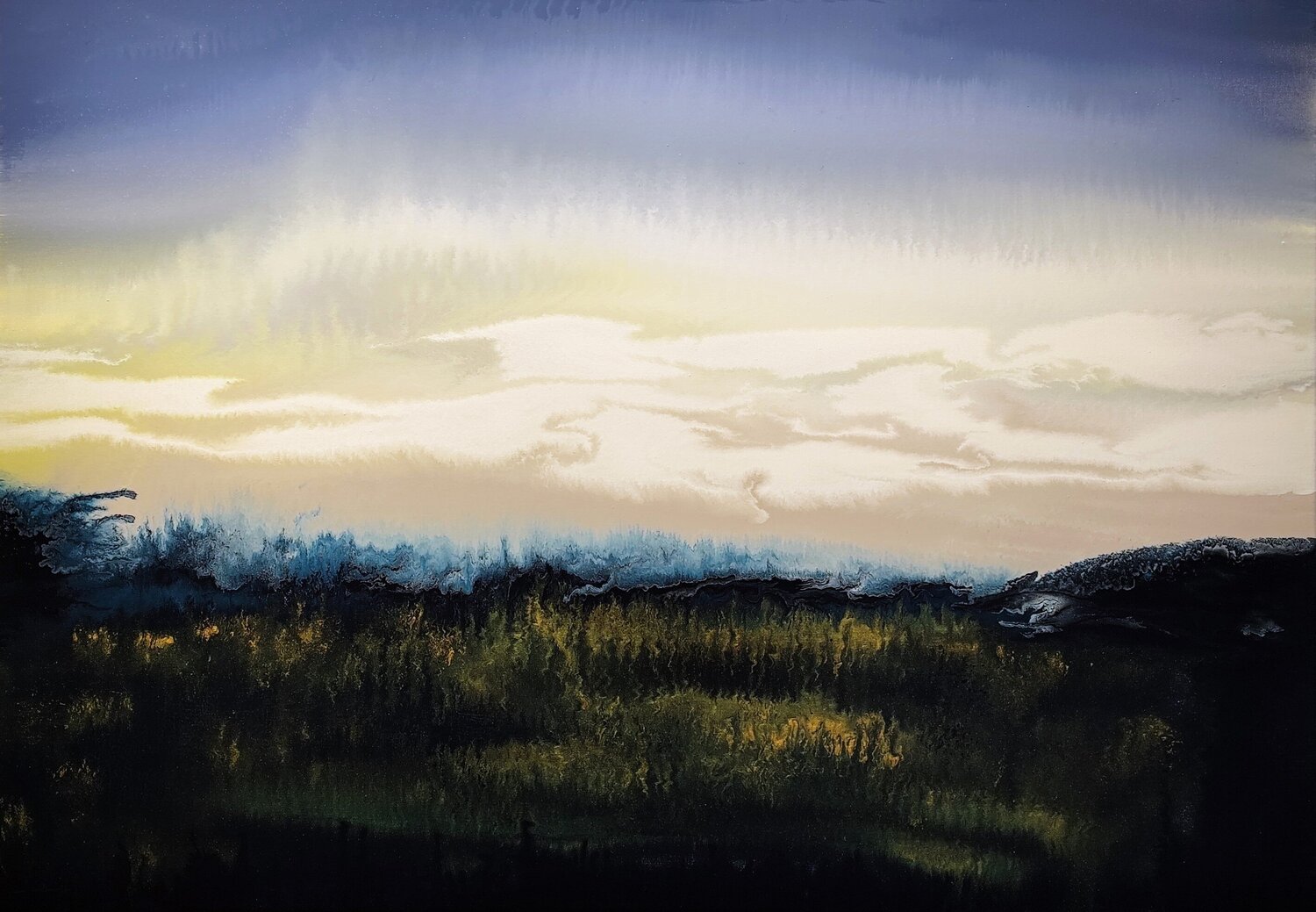 Cloud Forest Felix Günther Original painting for sale