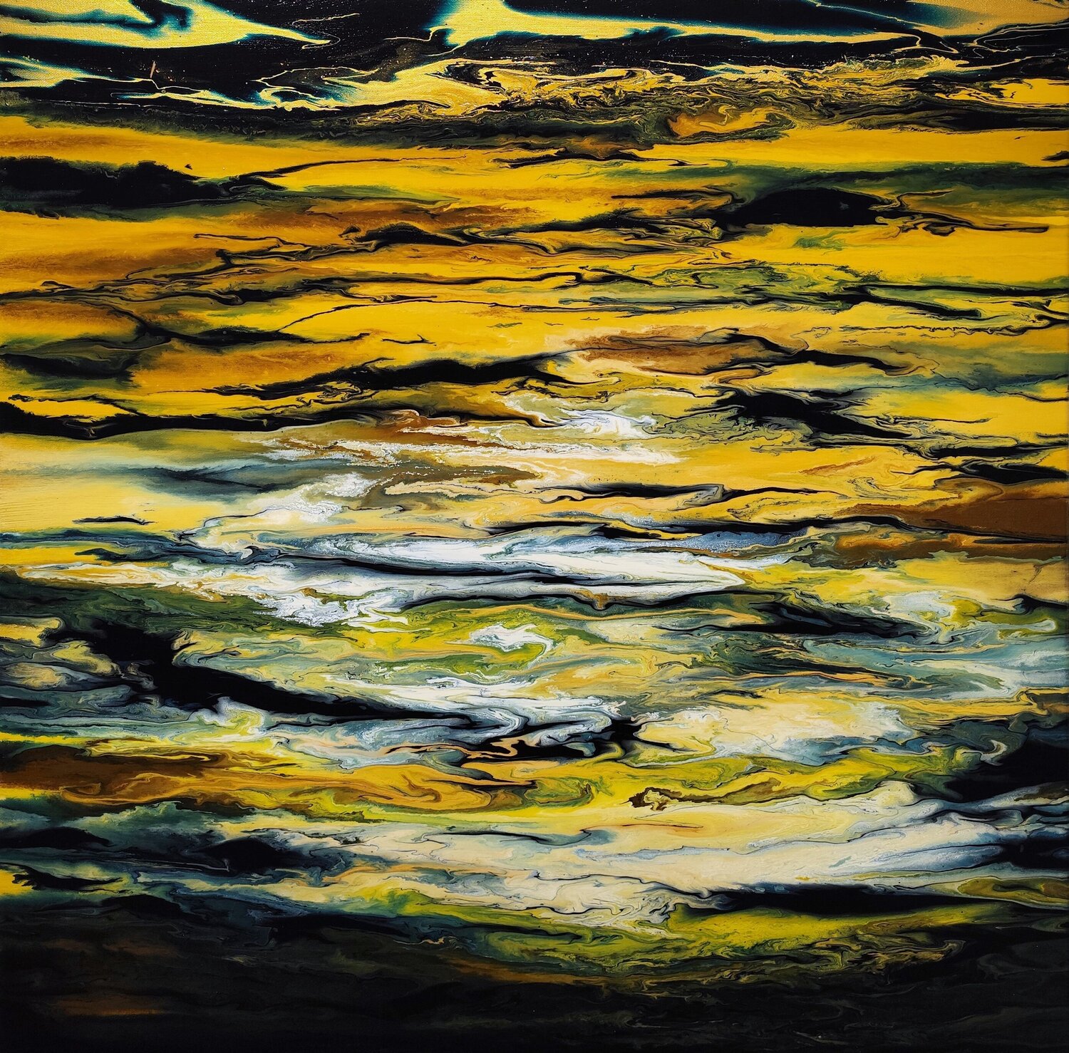 The flow of nature Felix Günther Original painting for sale