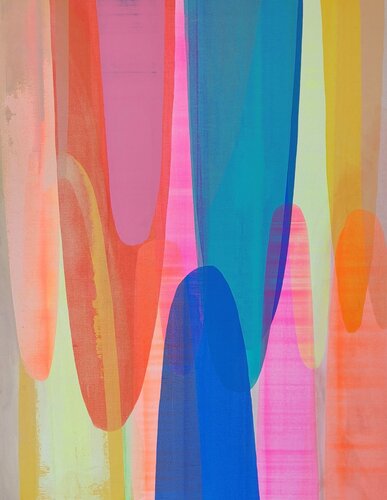 Zenpolychromo 3 by Tanja Hoffmann, Painting for Sale on Select
