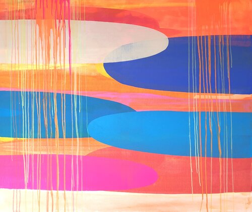 Zenpolychromo 18 by Tanja Hoffmann, Painting for Sale on Select