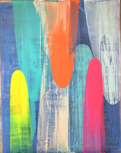 Zenpolychromo 27 by Tanja Hoffmann, Painting for Sale on Select