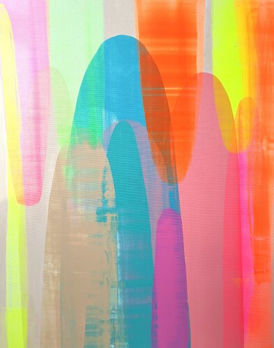 Zenpolychromo 33 by Tanja Hoffmann, Painting for Sale on Select