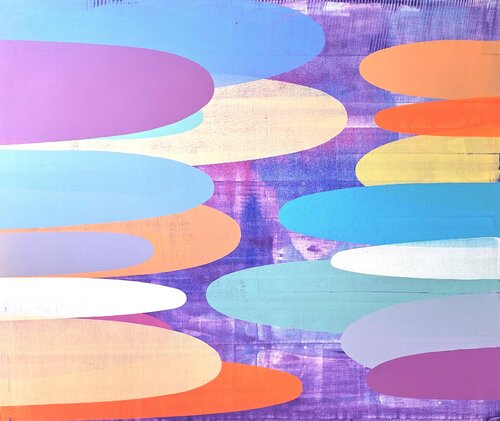 Zenpolychromo 31 by Tanja Hoffmann, Painting for Sale on Select