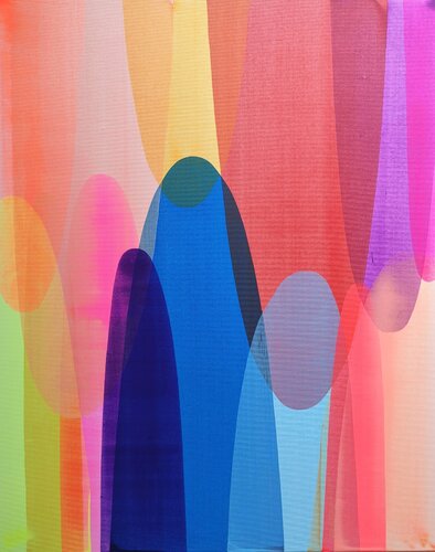 Zenpolychromo 42 by Tanja Hoffmann, Painting for Sale on Select
