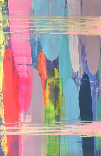Zenpolychromo 59 by Tanja Hoffmann, Painting for Sale on Select