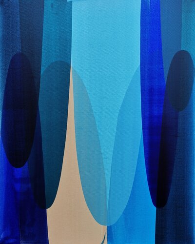 Zenpolychromo 60 by Tanja Hoffmann, Painting for Sale on Select