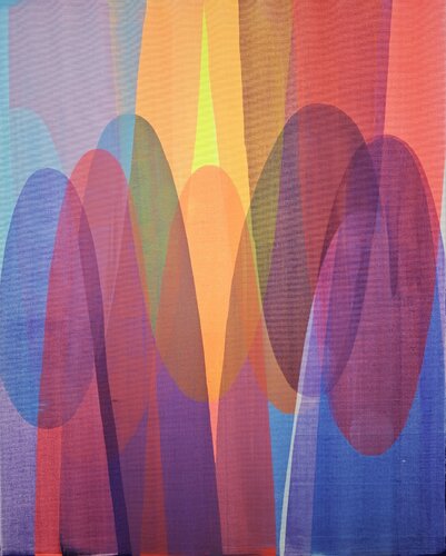 Zenpolychromo 65 von Tanja Hoffmann, Malerei kaufen auf Select