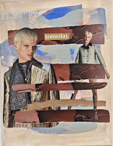 Mensch, Identität, Fragmente Nr. 21 - Someday by Tanja Hoffmann, Painting for Sale on Select