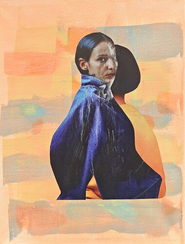 Mensch, Identität, Fragment Nr. 23 - In Transition by Tanja Hoffmann, Painting for Sale on Select