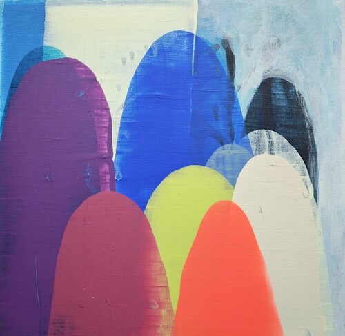Zenpolychromo Mini 225 by Tanja Hoffmann, Painting for Sale on Select