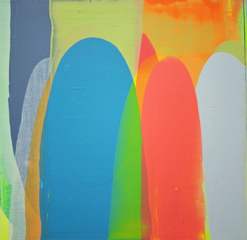 Zenpolychromo Mini 253 by Tanja Hoffmann, Painting for Sale on Select