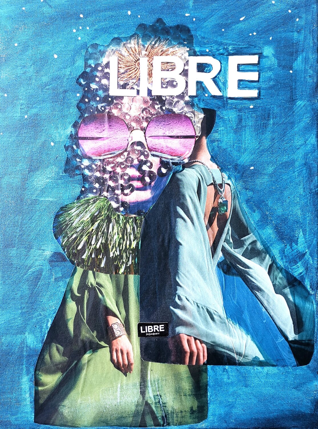 Mensch, Identität, Fragment Nr. 14 - libre Tanja Hoffmann Original painting for sale