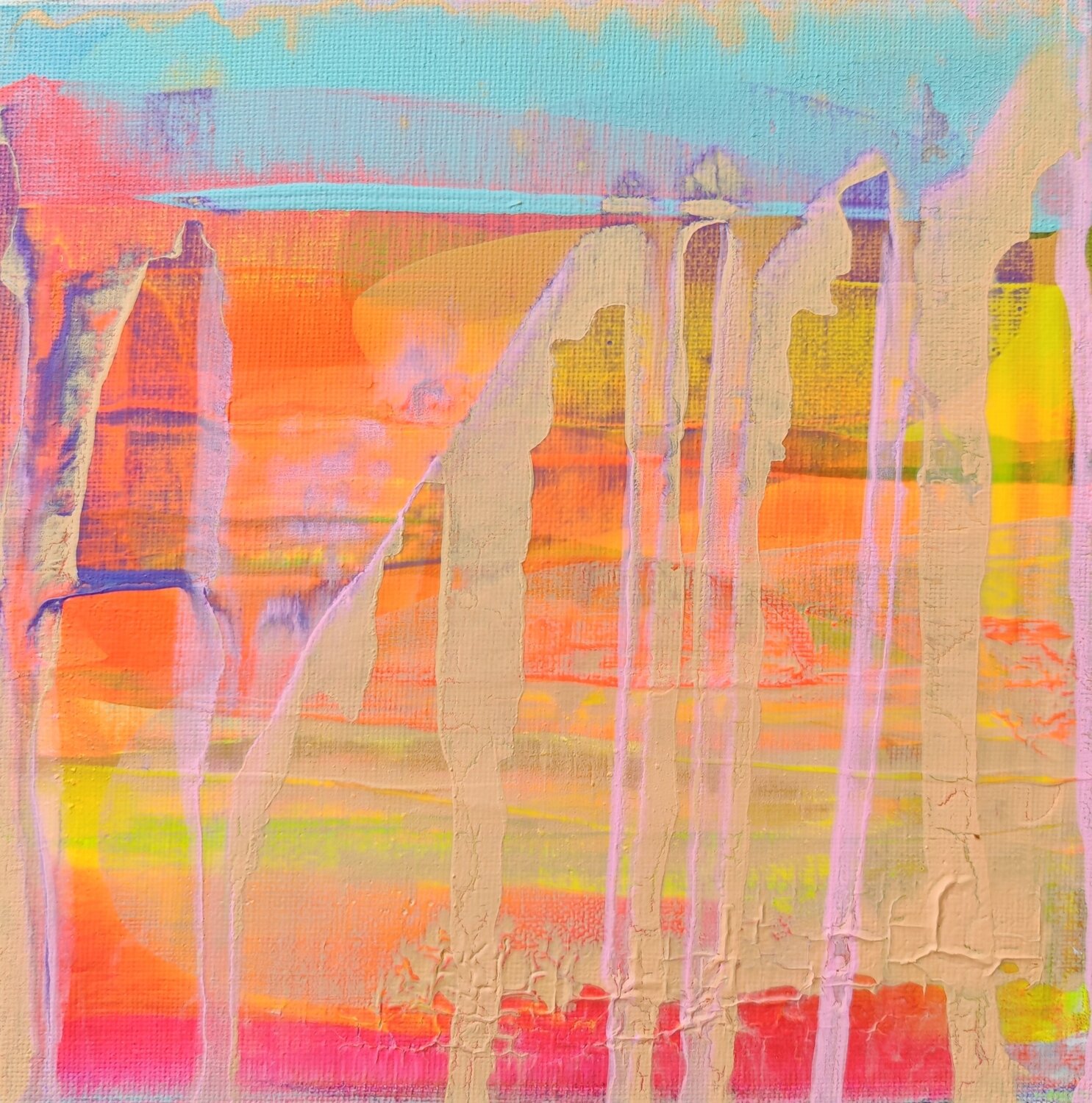 Zenpolychromo Mini 103 Tanja Hoffmann Original painting for sale