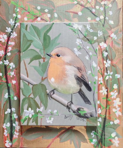 Spring in my Garden by Andrea Bassi, Painting for Sale on Select