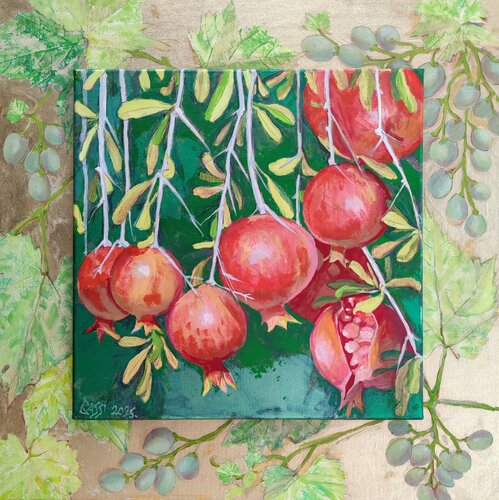 The Scent of Autumn, the Sweet aAroma of Abundance by Andrea Bassi, Painting for Sale on Select