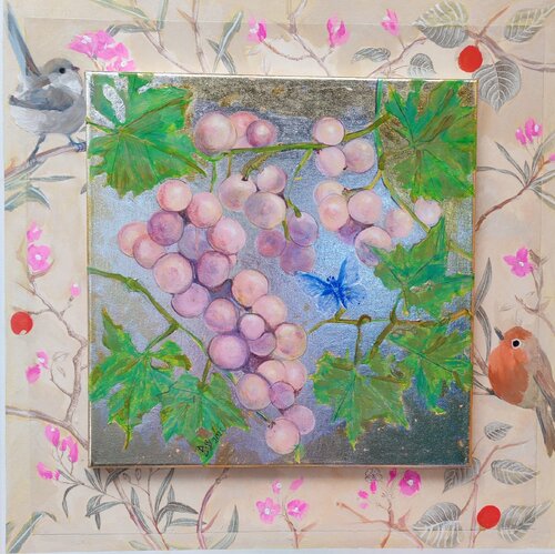 September Draped in chinoiserie by Andrea Bassi, Painting for Sale on Select