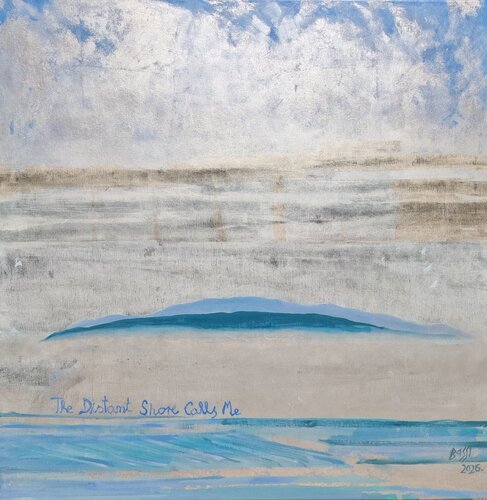 The Distant Shore Shore Calls Me by Andrea Bassi, Painting for Sale on Select