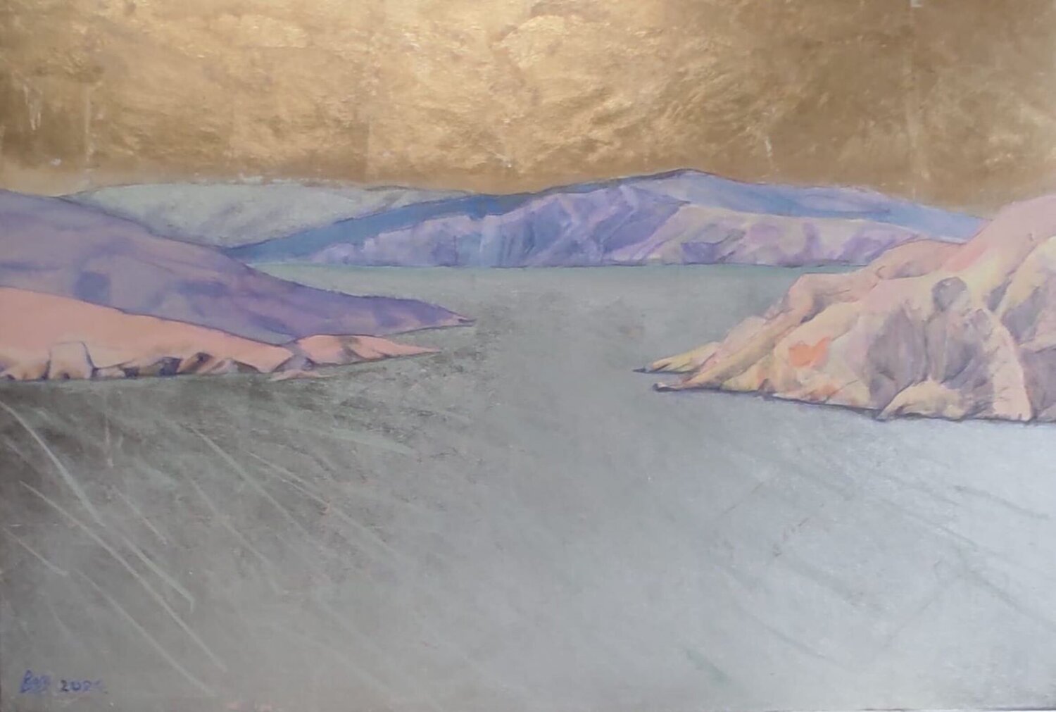 ISLANDS OF THE NORTHERN ADRIATIC Andrea Bassi Original painting for sale