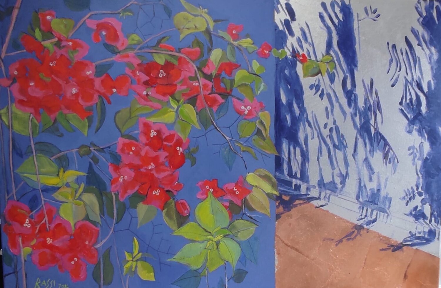 THE COLORS OF THE MEDITERRANEAN SUN Andrea Bassi Original painting for sale
