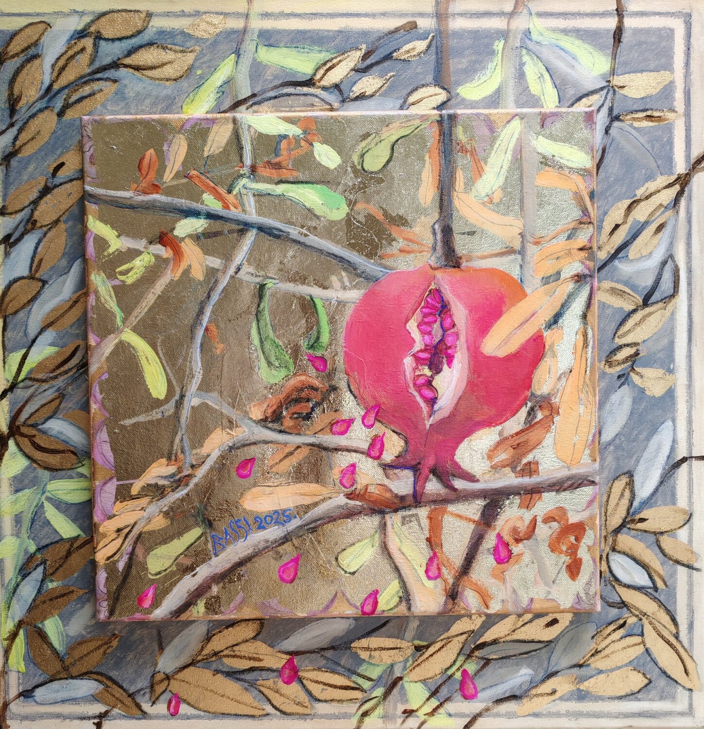 Golden Autumn Andrea Bassi Original painting for sale
