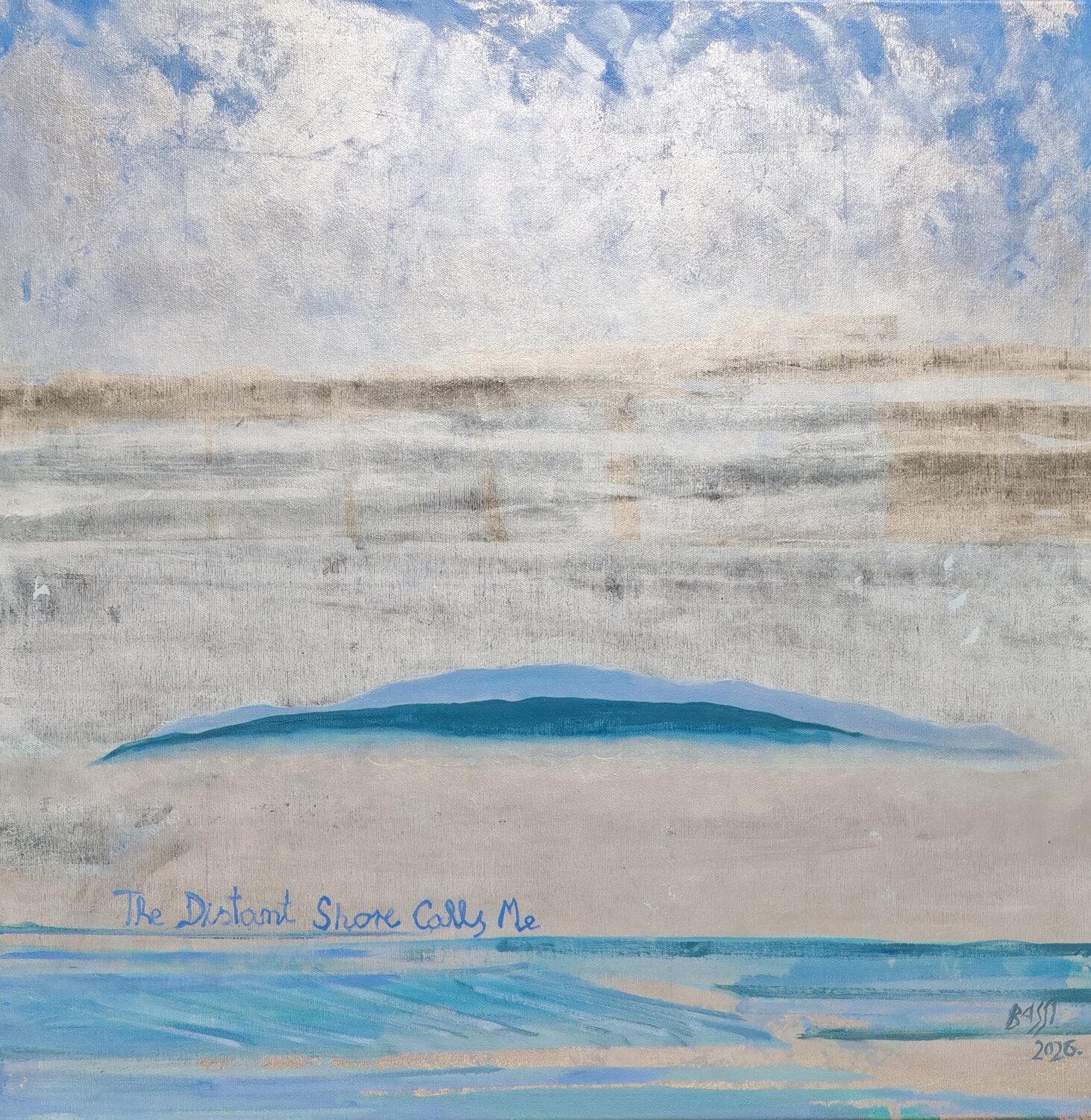 The Distant Shore Shore Calls Me Andrea Bassi Original painting for sale