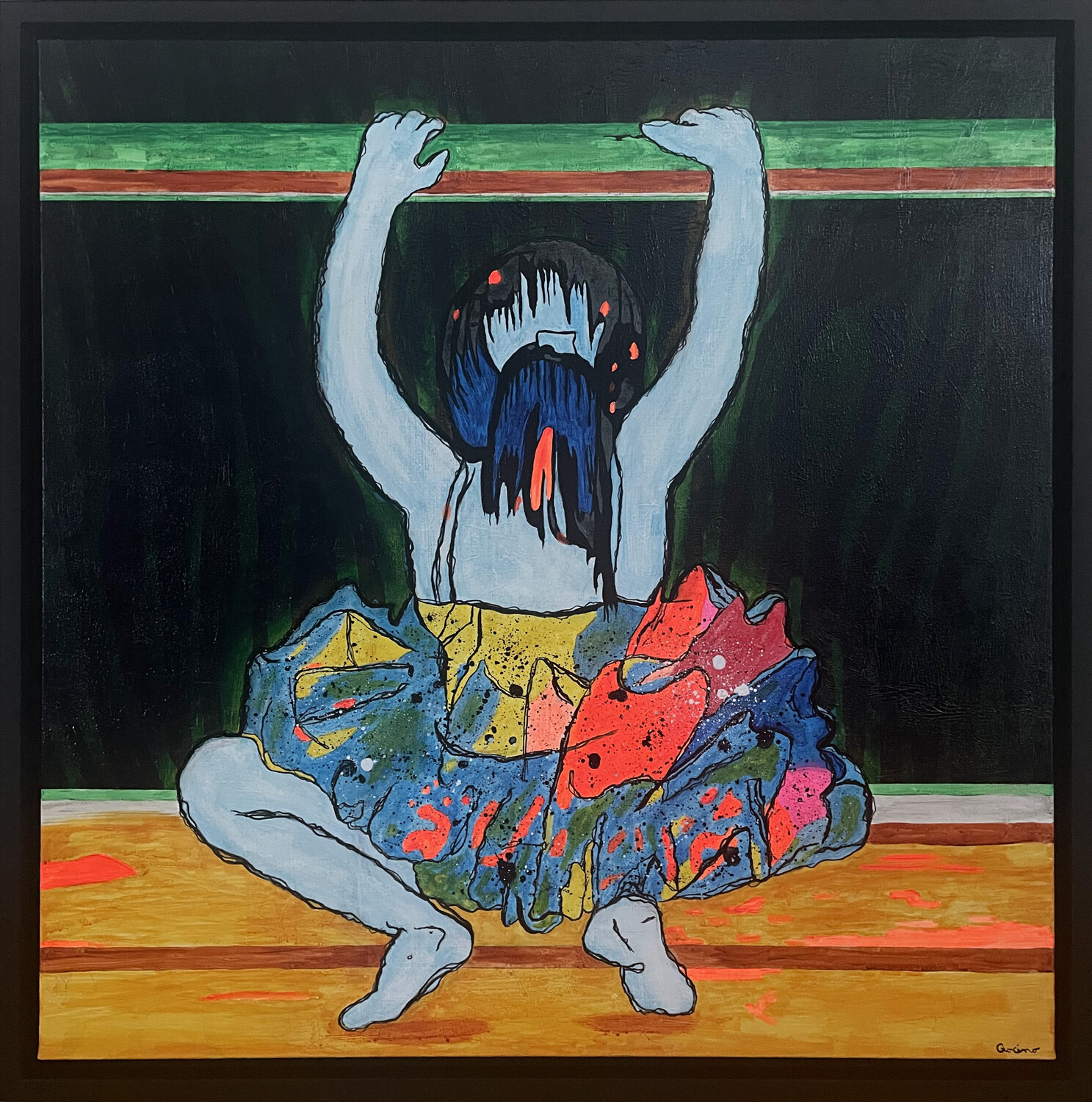 la petite étoile benoit martin Original painting for sale