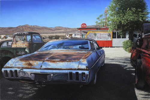 Oasis II by Manfred Hönig, Painting for Sale on Select