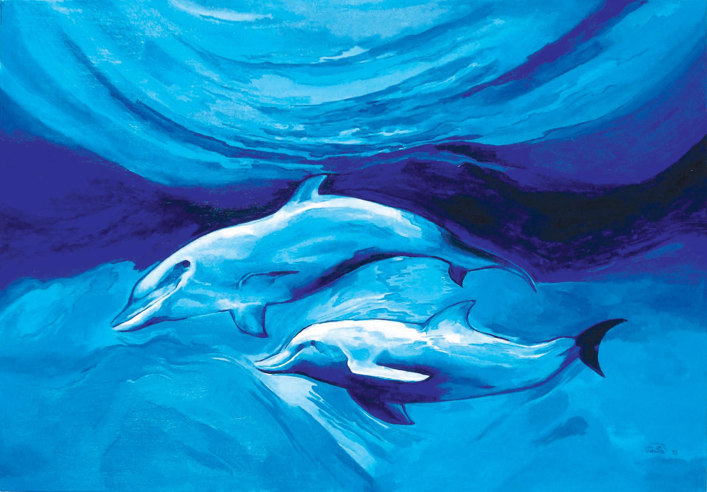 Topic Dolphins paintings