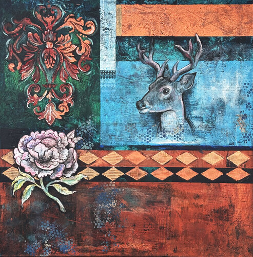 Whispers of the Forest by Fanitsa Petrou, Painting for Sale on Select