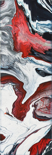 Fire and Water - II by Fanitsa Petrou, Painting for Sale on Select