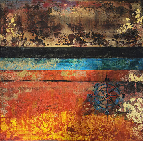 The Way Back Home by Fanitsa Petrou, Painting for Sale on Select