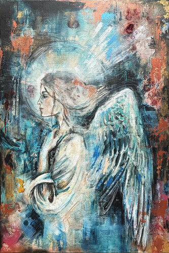 The Light of an Angel by Fanitsa Petrou, Painting for Sale on Select